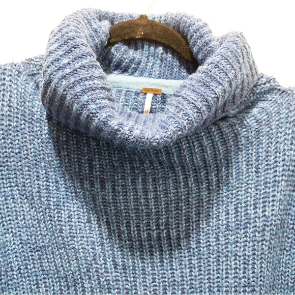 Free People Eleven Turtleneck Tunic Knit Sweater - Picture 5 of 8